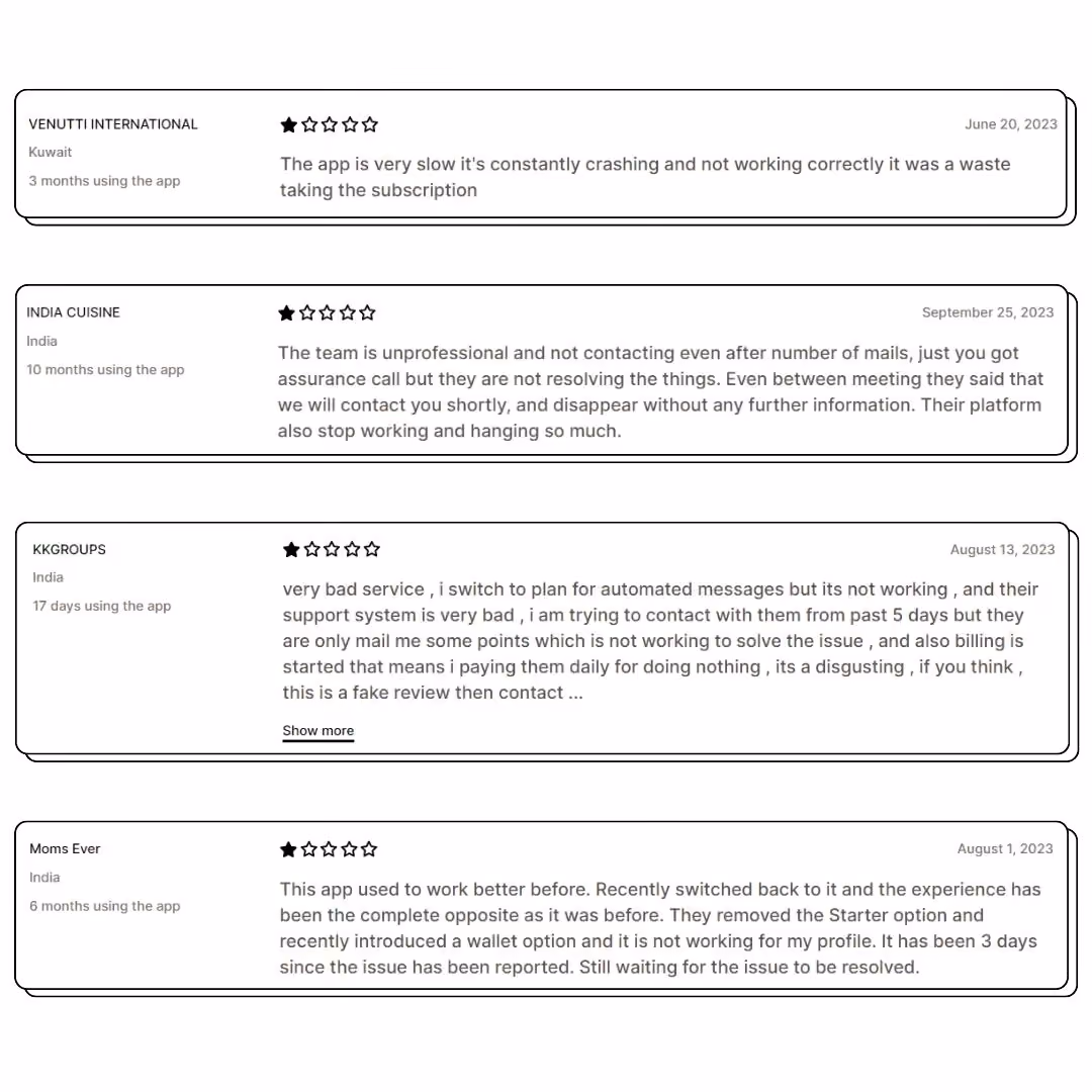 Interakt Shopify Reviews