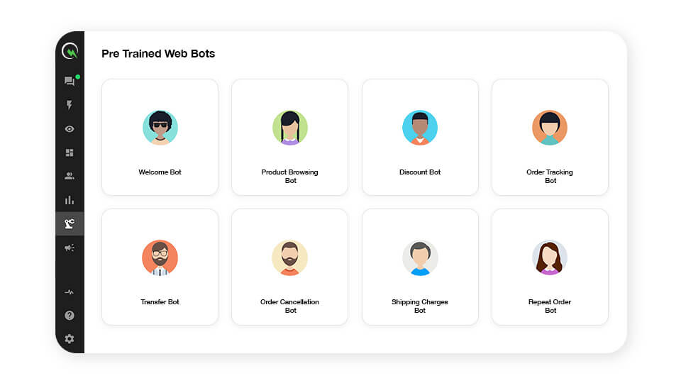 QuickReply Pre-built Chatbots