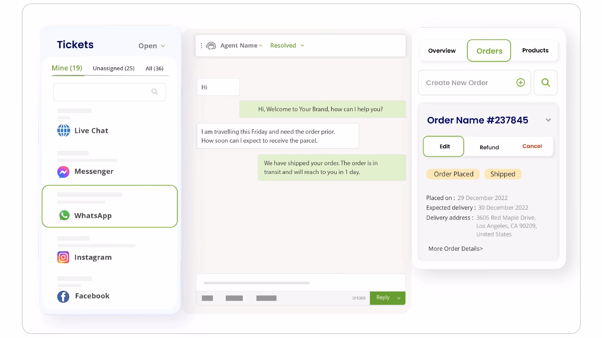 LimeChat Dashboard UI