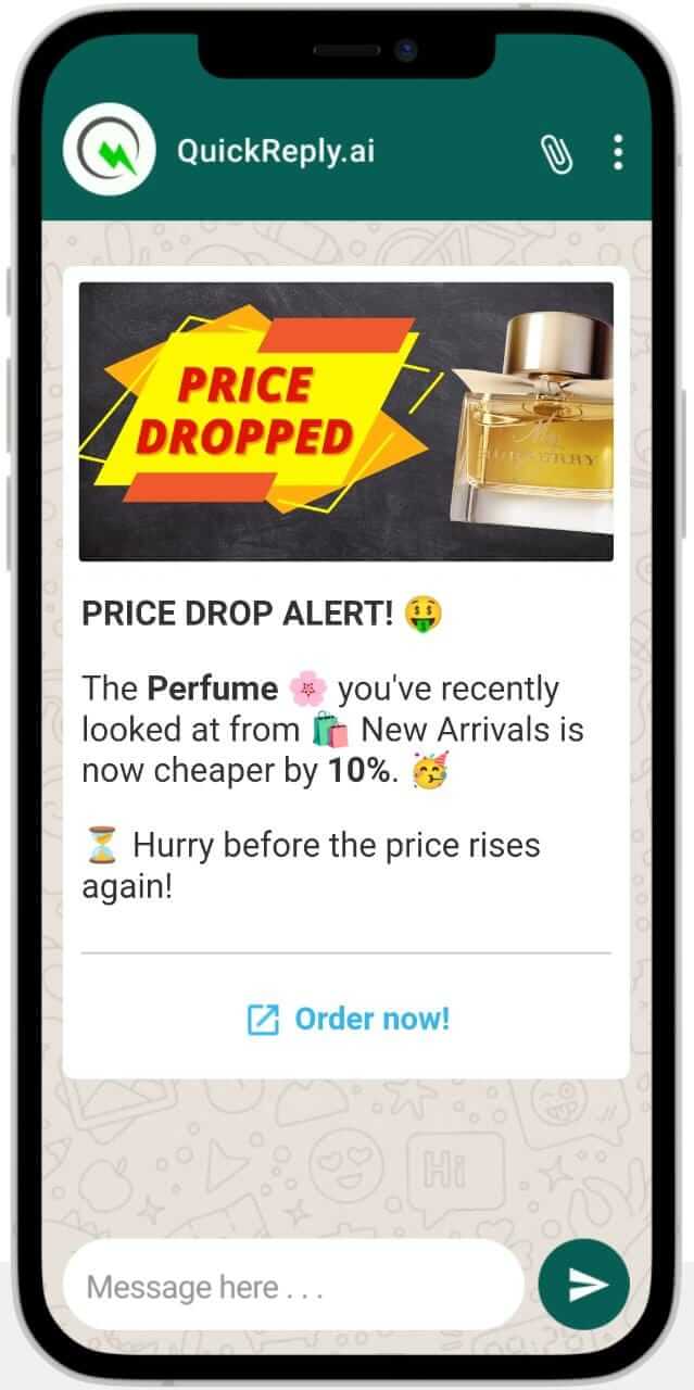 price drop alert