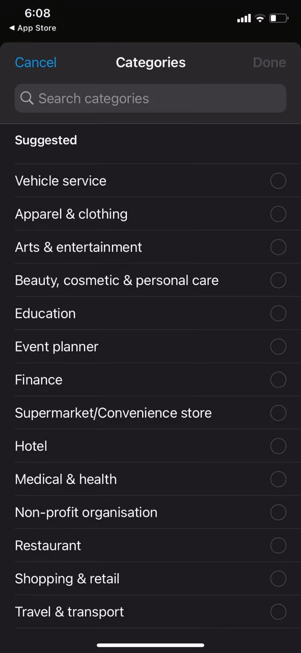 Categories