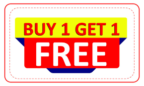 buy 1 get 1 free