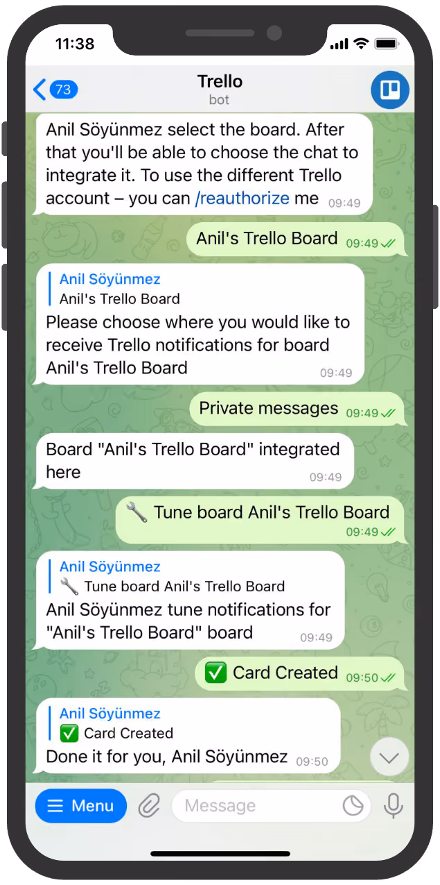 Telegram Chat