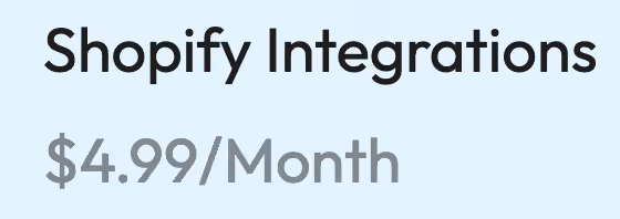 Wati Shopify Integration Pricing Screenshot