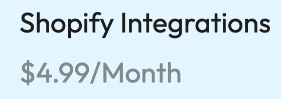 Wati Shopify Integration Pricing Screenshot