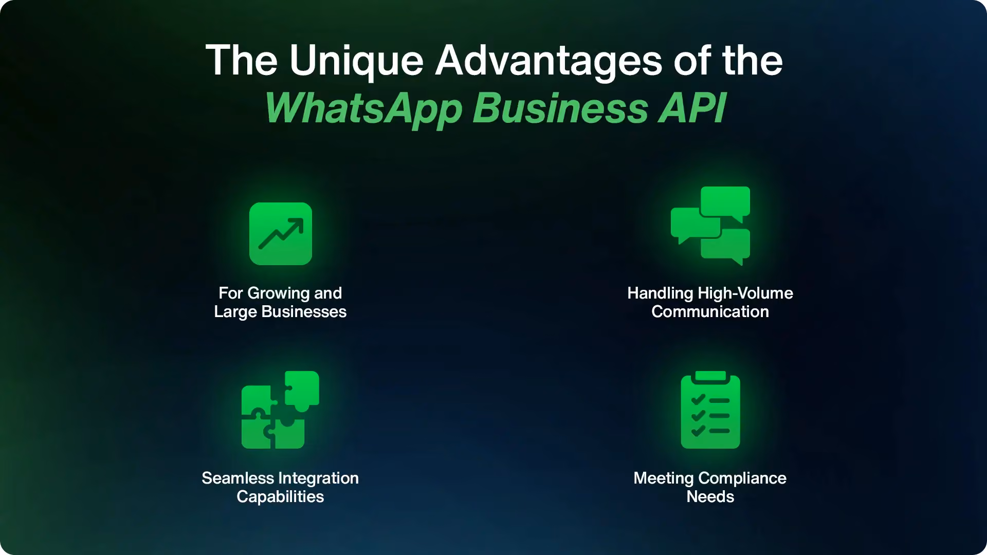 The Unique Advantages of the WhatsApp Business API