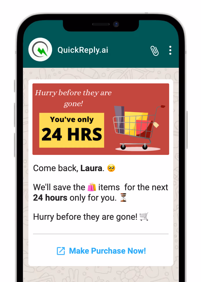 WhatsApp Limited Time Offer Message Template