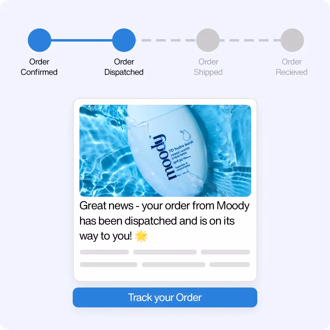 Shipping Updates/Live Tracking
