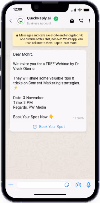 Webinar Invite
