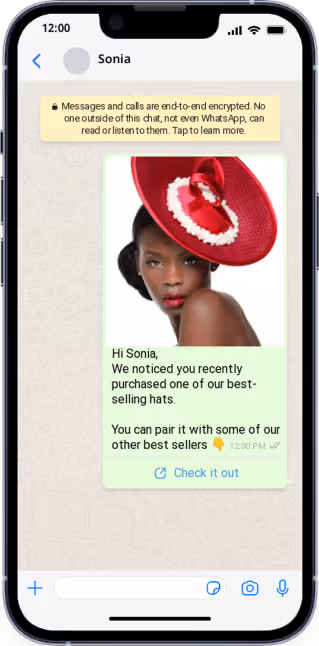 Upsell Based on Past Purchases