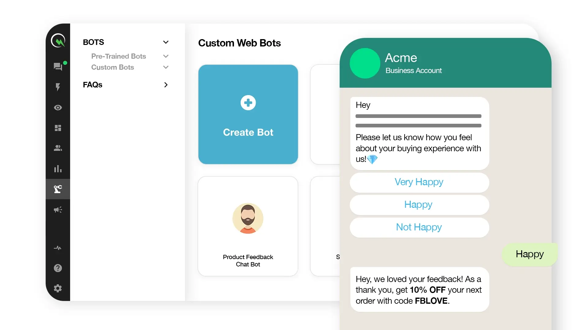 24x7 Active WhatsApp Chatbot