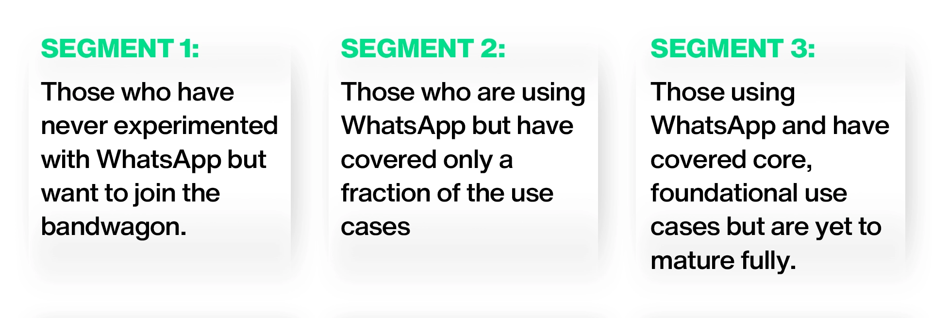 Whatsapp Marketing Segments