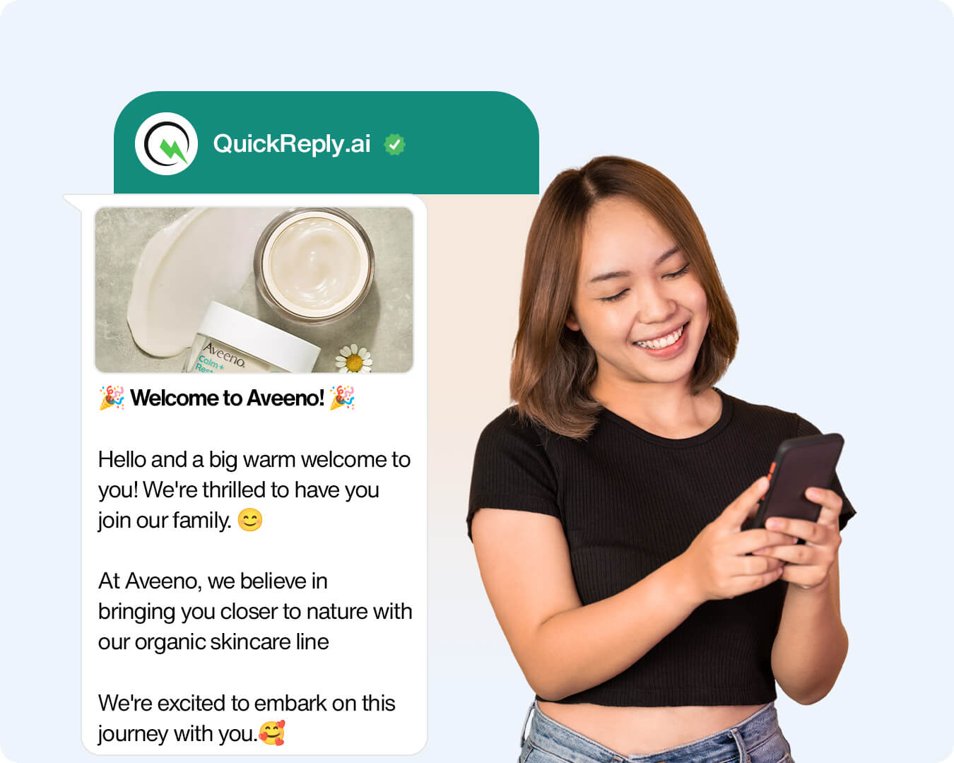 Automate Greeting Messages on WhatsApp - Quickreply.ai