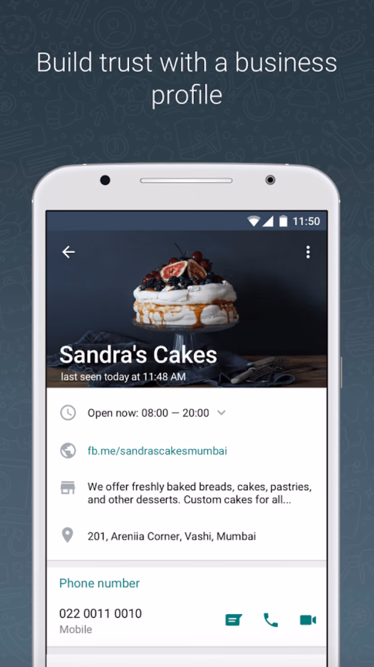 WhatsApp Business Profile