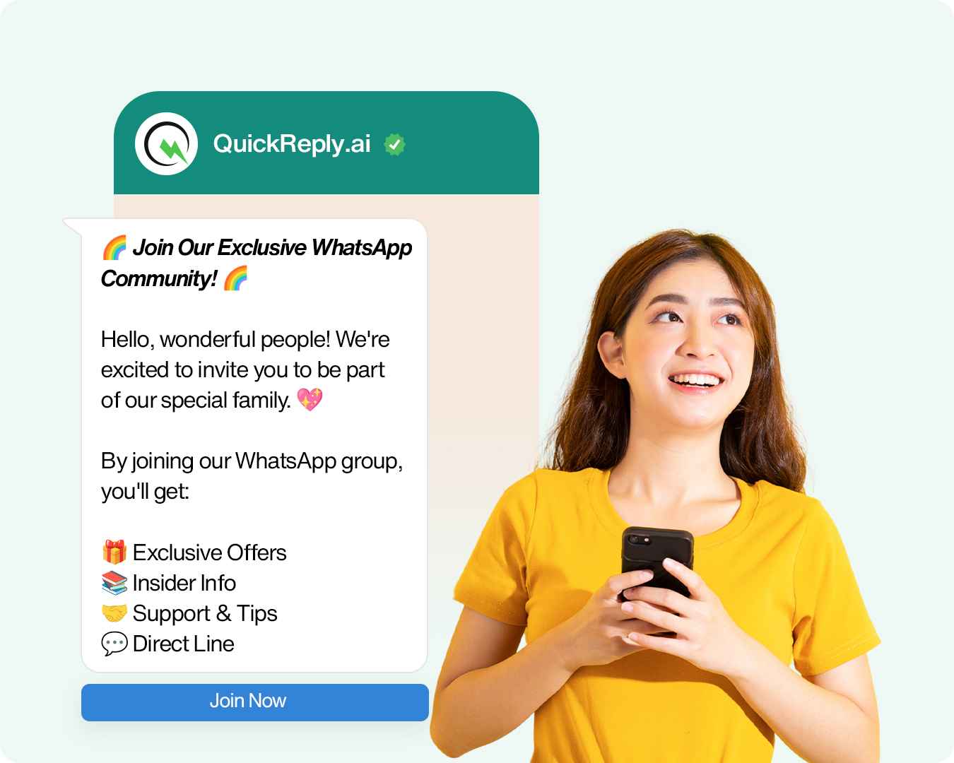 Offer Exclusive Content for WhatsApp Signups