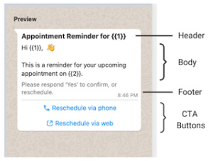WhatsApp Message Template