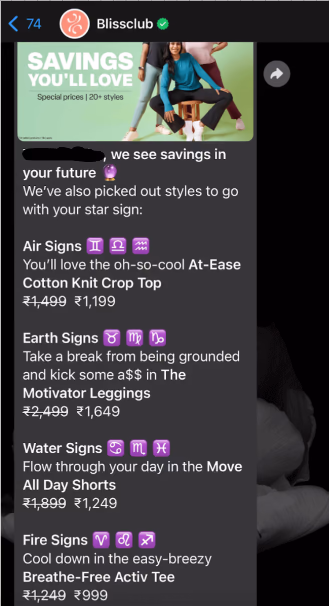 whatsapp newsletter examples
