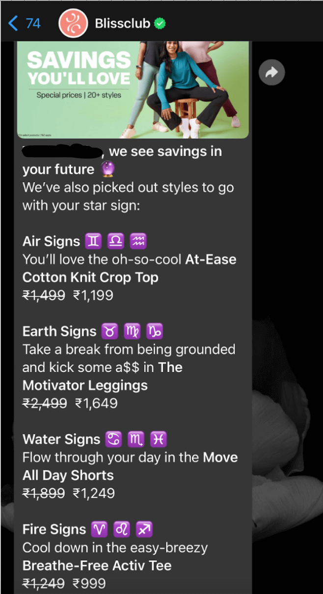whatsapp newsletter examples