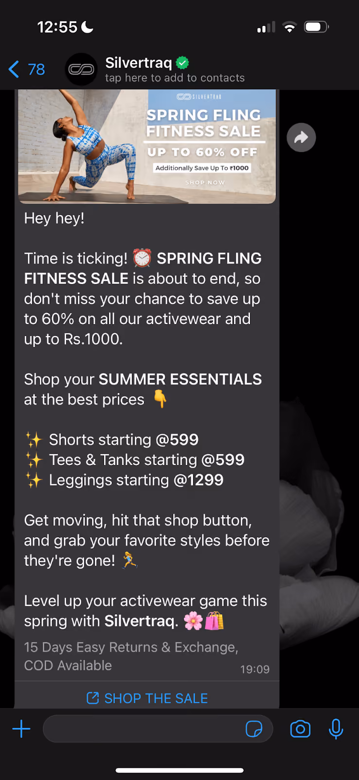 silvertraq whatsapp newsletter campaign