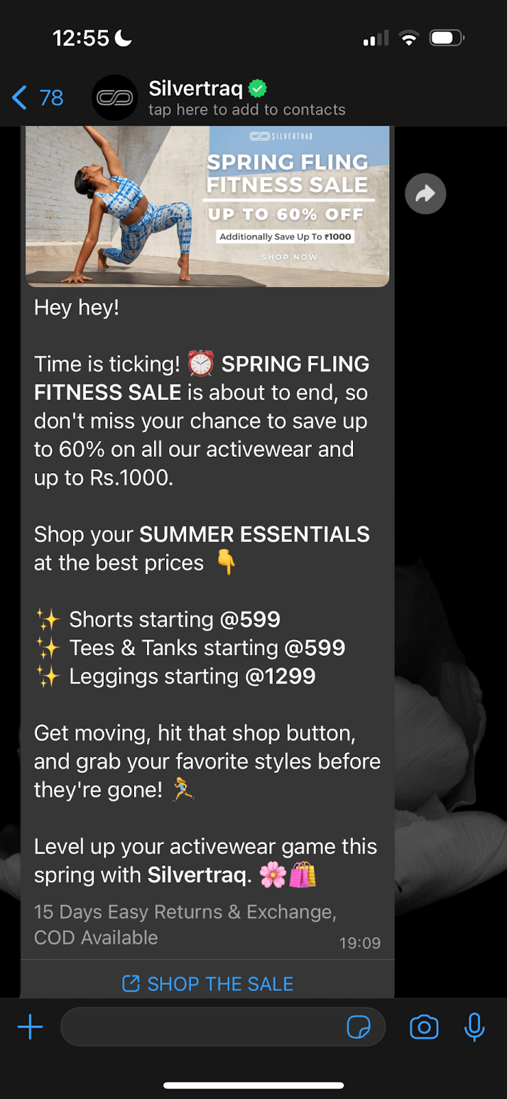 silvertraq whatsapp newsletter campaign