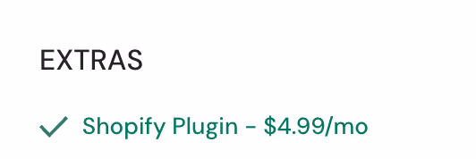 Zoko Shopify App Plugin Monthly Pricing Screenshot