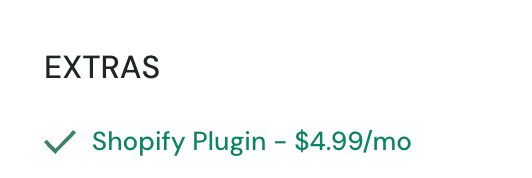 Zoko Shopify App Plugin Monthly Pricing Screenshot