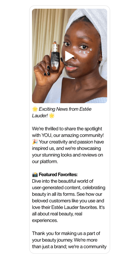 User-Generated Content Feature