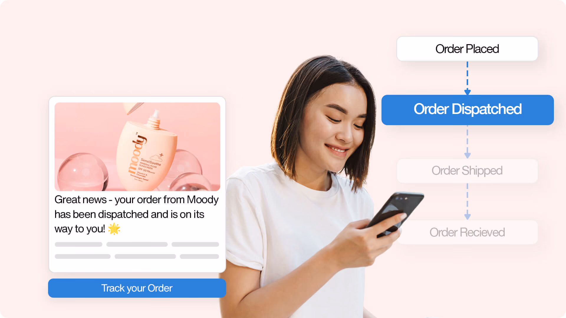 Send Order Delivery Updates on Whatsapp - quickreply.ai
