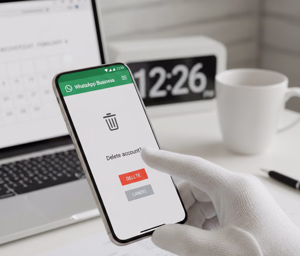 Delete WhatsApp Business Account