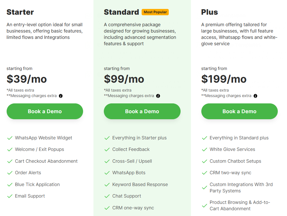 QuickReply Plans and Pricing