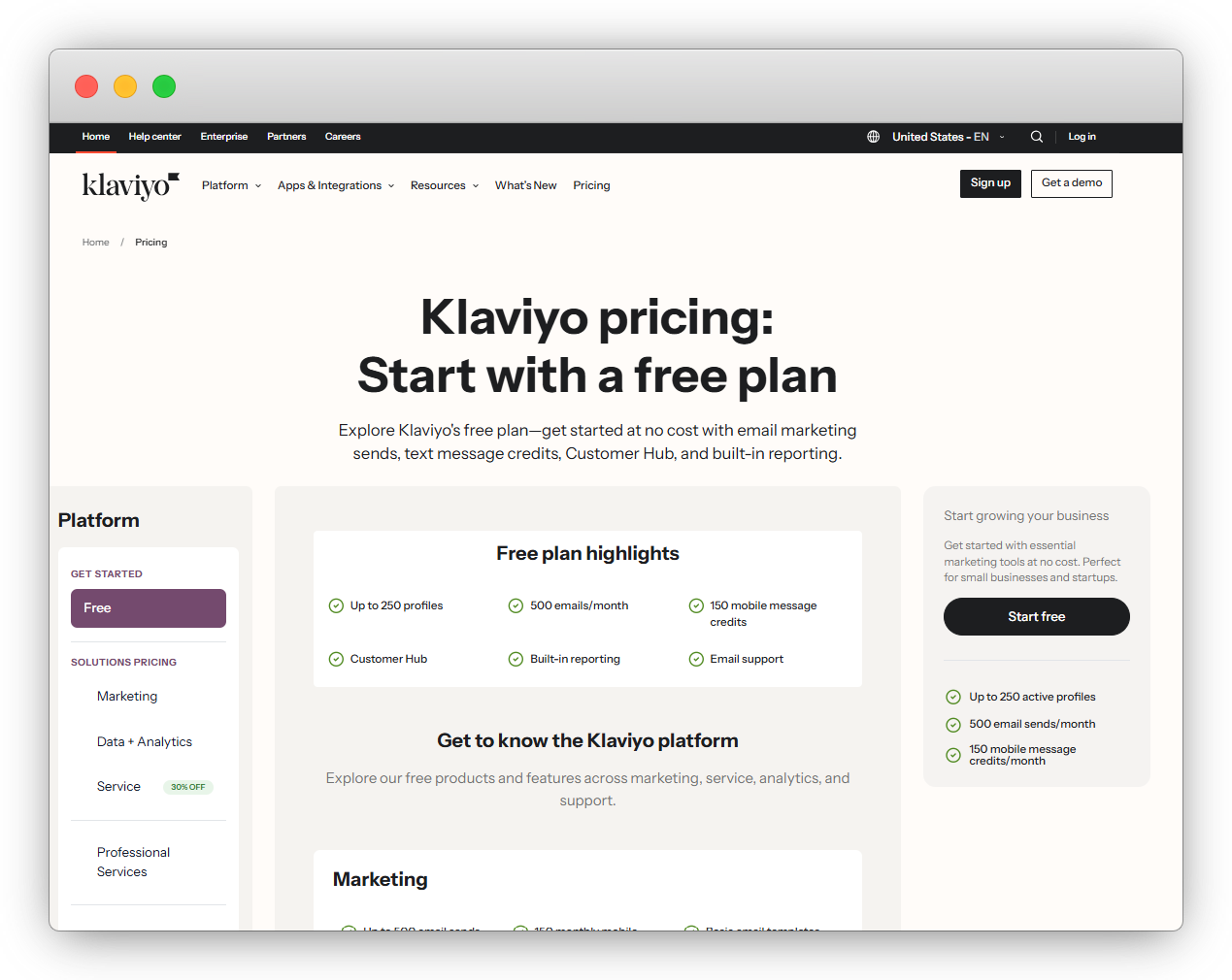 Klaviyo Pricing