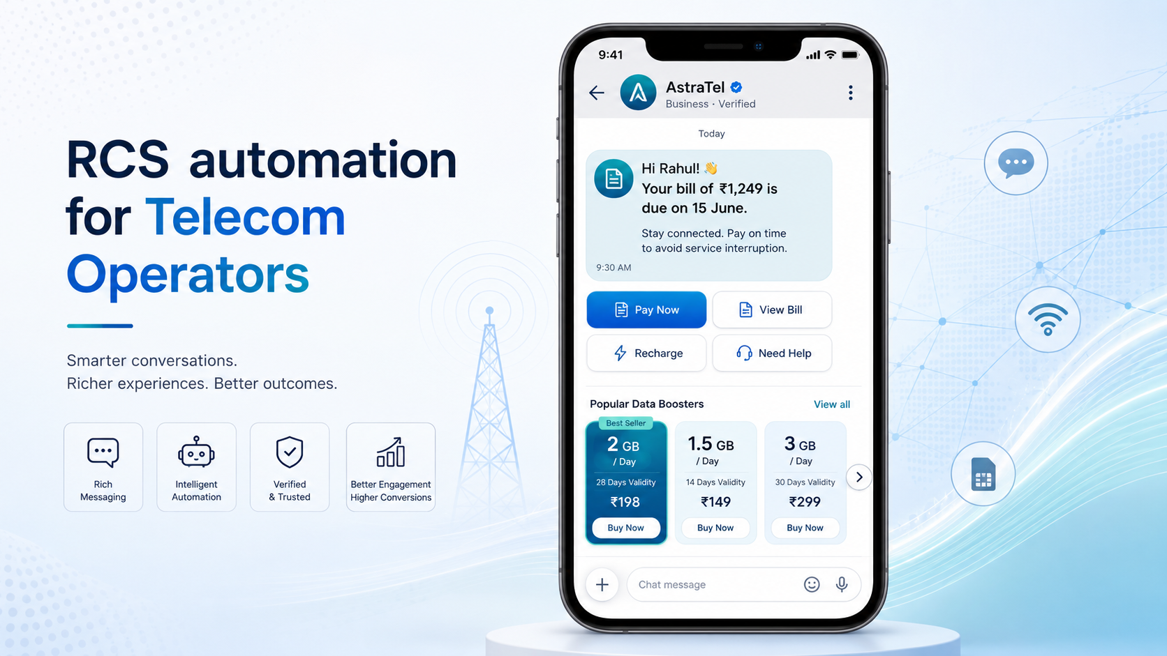 RCS Automation for Telecom Operators