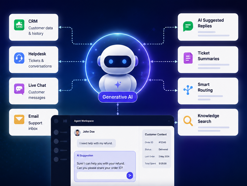 Integrate Gen AI into Customer Service Software