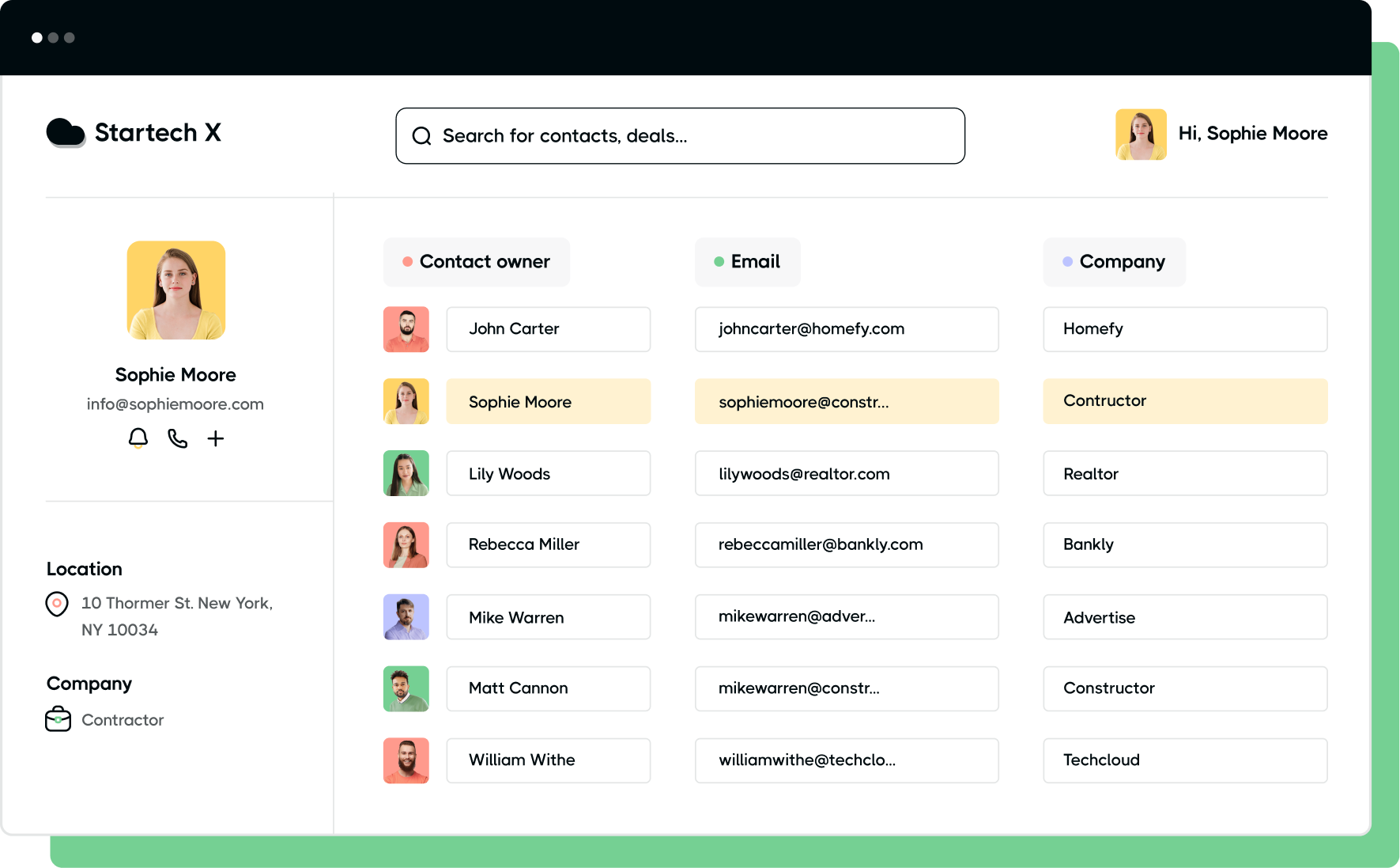 Presenting The 
Next CRM Platform - Startech X Webflow Template