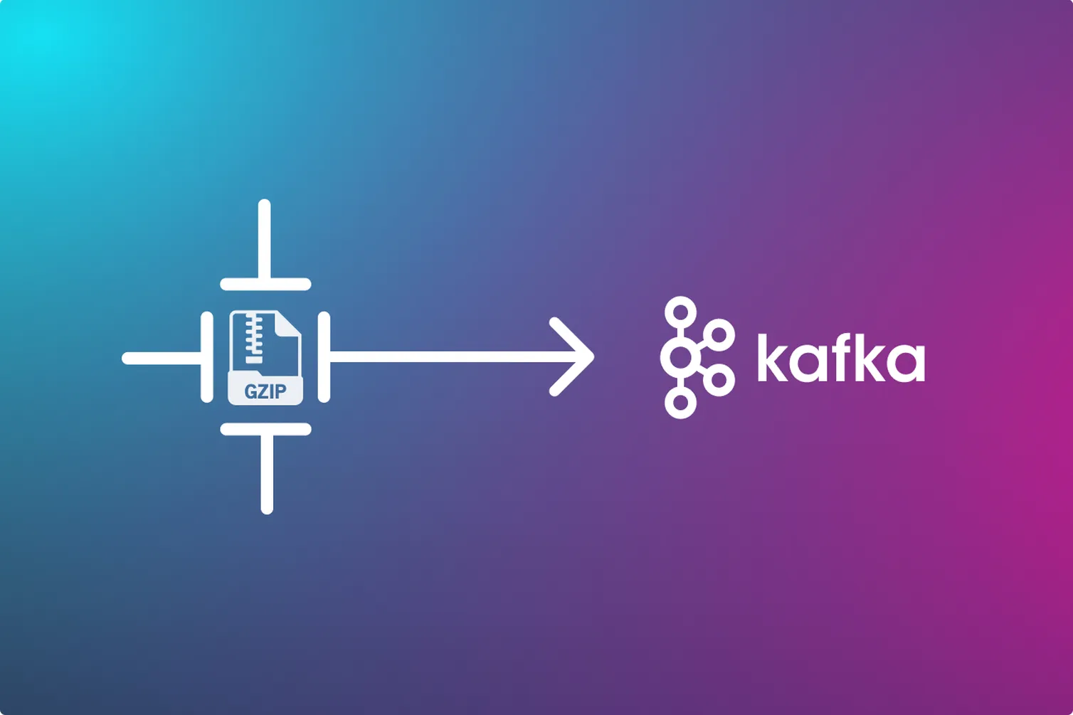 Gzip compress to Kafka logos.