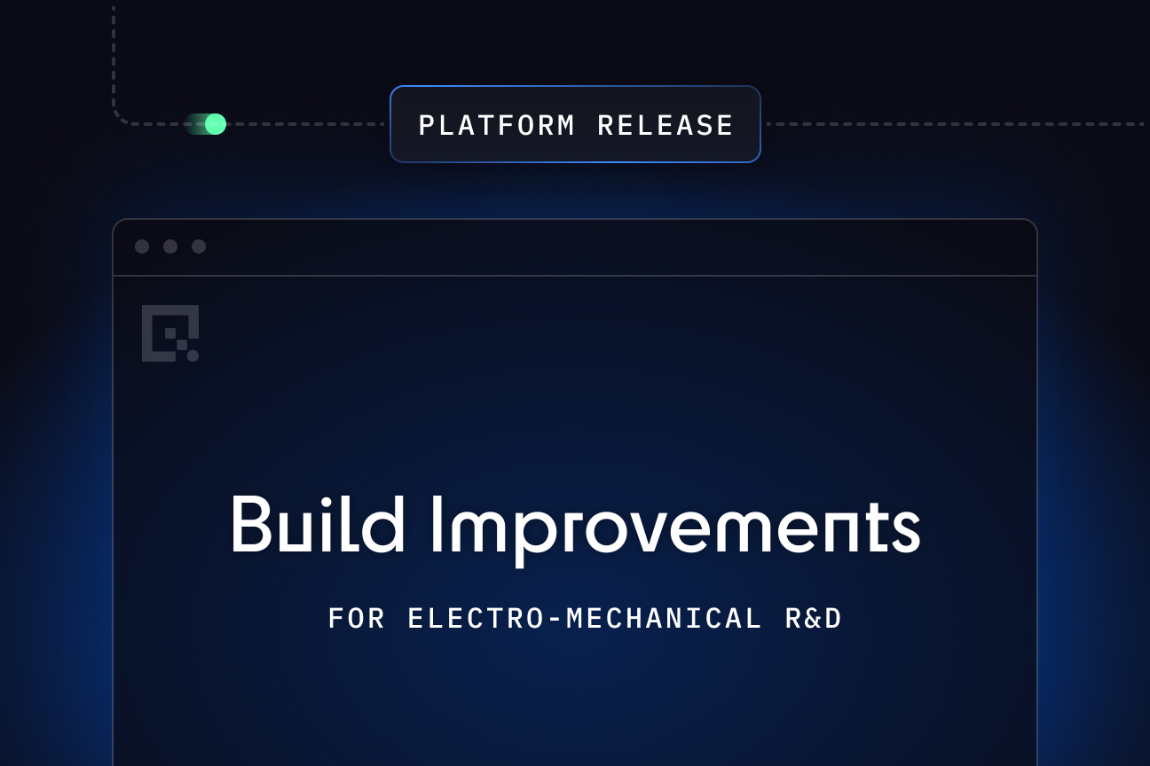 Build improvements page for electro-mechanical systems, showcasing updates and enhancements for better performance