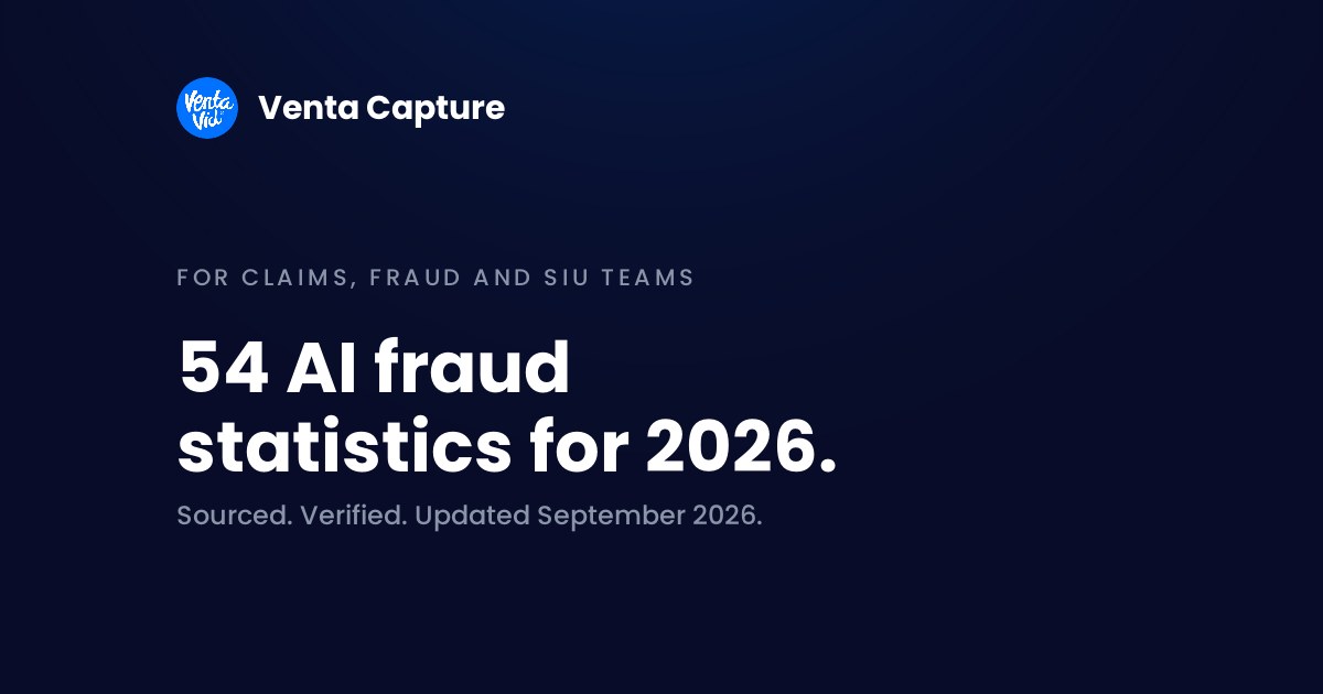 AI insurance fraud statistics 2026 banner: the numbers behind edited claim photos