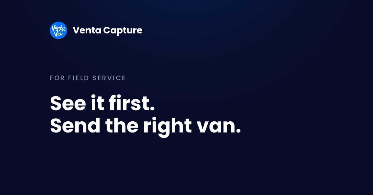 Remote visual inspection banner: see it before you send someone
