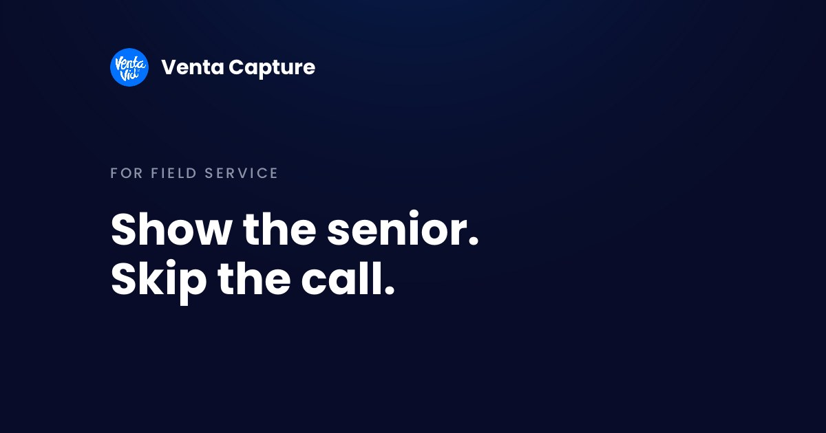 Remote support for field technicians: a technician records the fault in a guided flow and a senior engineer answers from a review queue