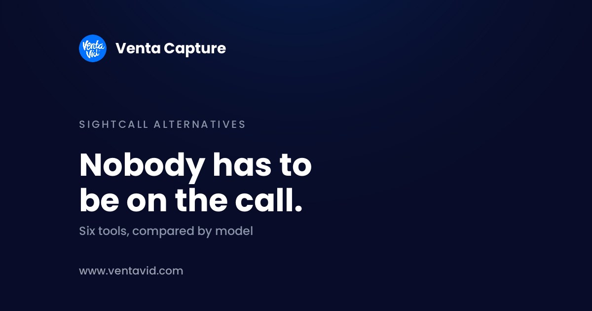 SightCall alternatives compared by model: live remote support, inspector apps and link-based self-serve capture