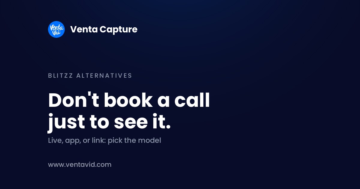 Blitzz alternatives compared by operating model: live remote support, inspector app, or link-based guided capture with sealed evidence