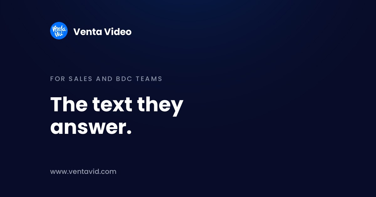 Dealership text messaging for sales follow-up: a sales rep sends a personal video page to a lead's phone