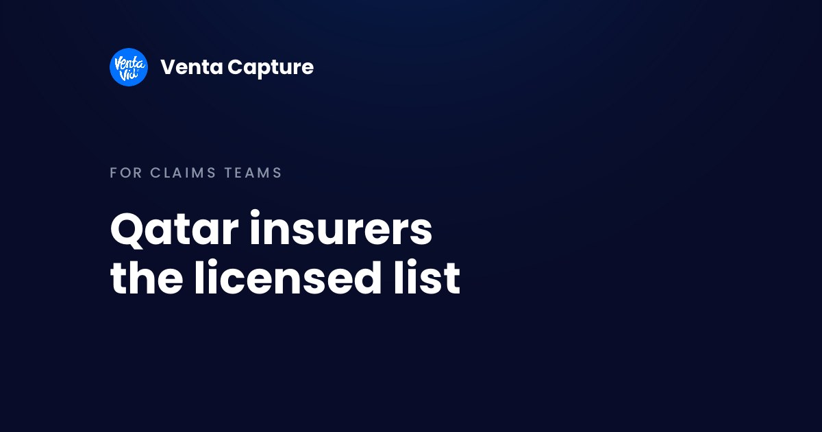 Insurance companies in Qatar: the licensed list of insurers, takaful operators, TPAs and loss adjusters