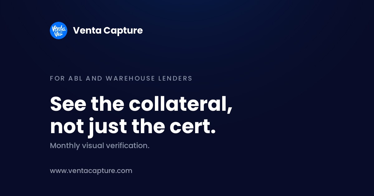 Borrowing base verification: a lender reviews collateral evidence behind the monthly certificate