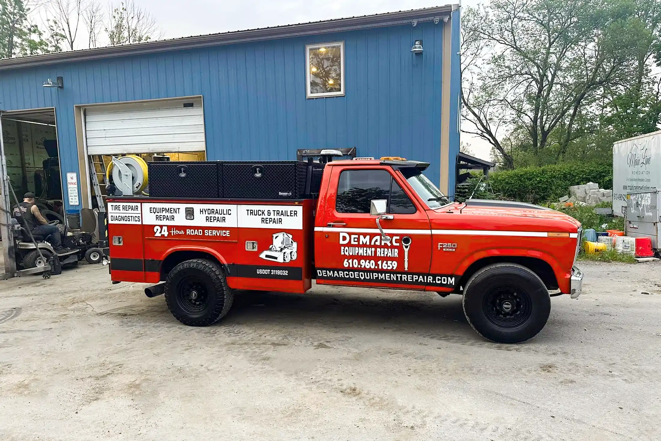 DeMarco Equipment Repair mobile service truck