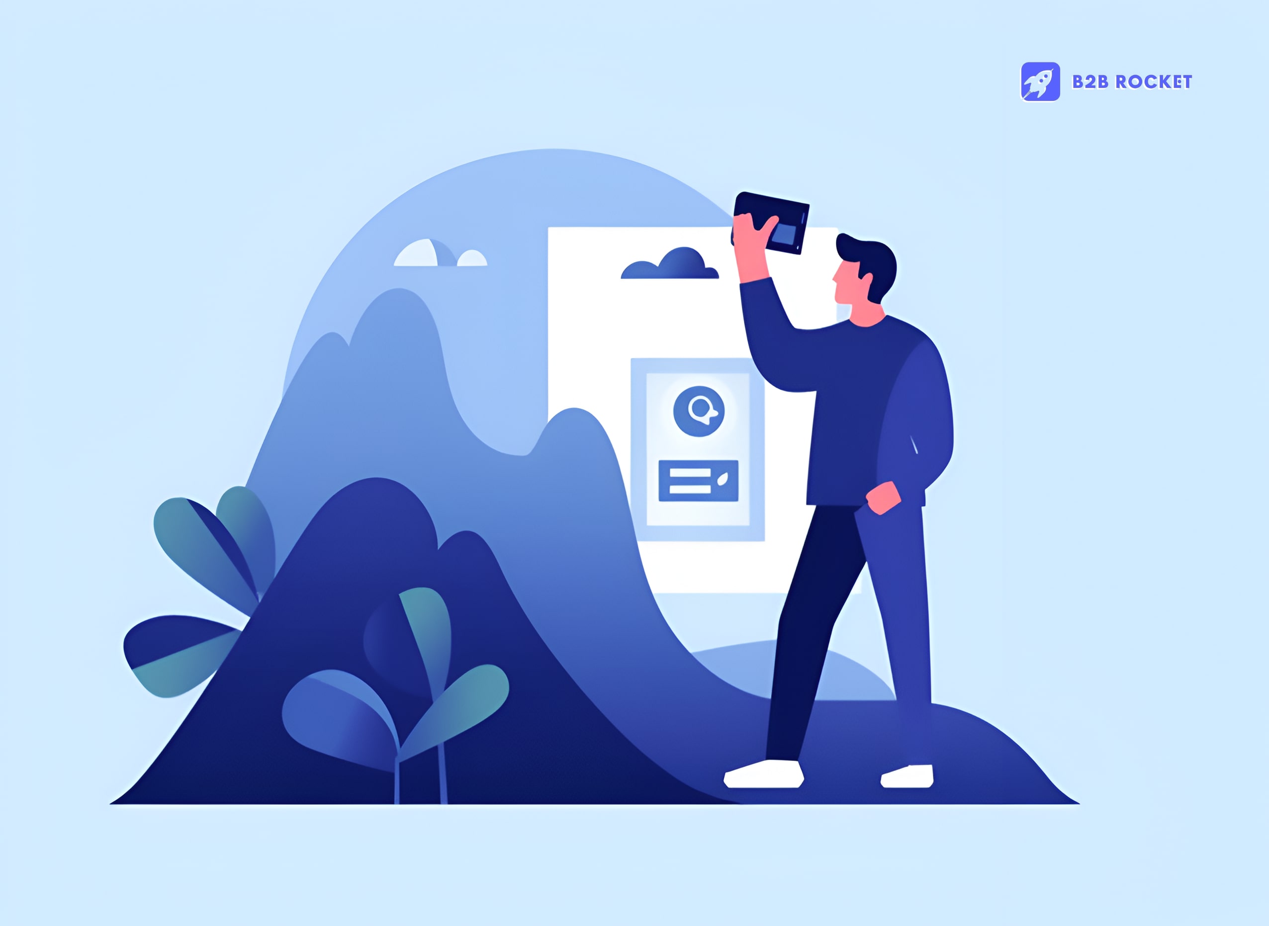 Chatbots and business-to-business sales lead technology