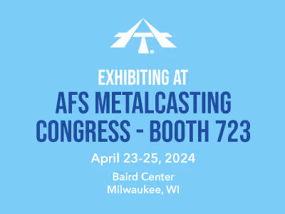 AT to exhibit at AFS Metalcasting Congress
