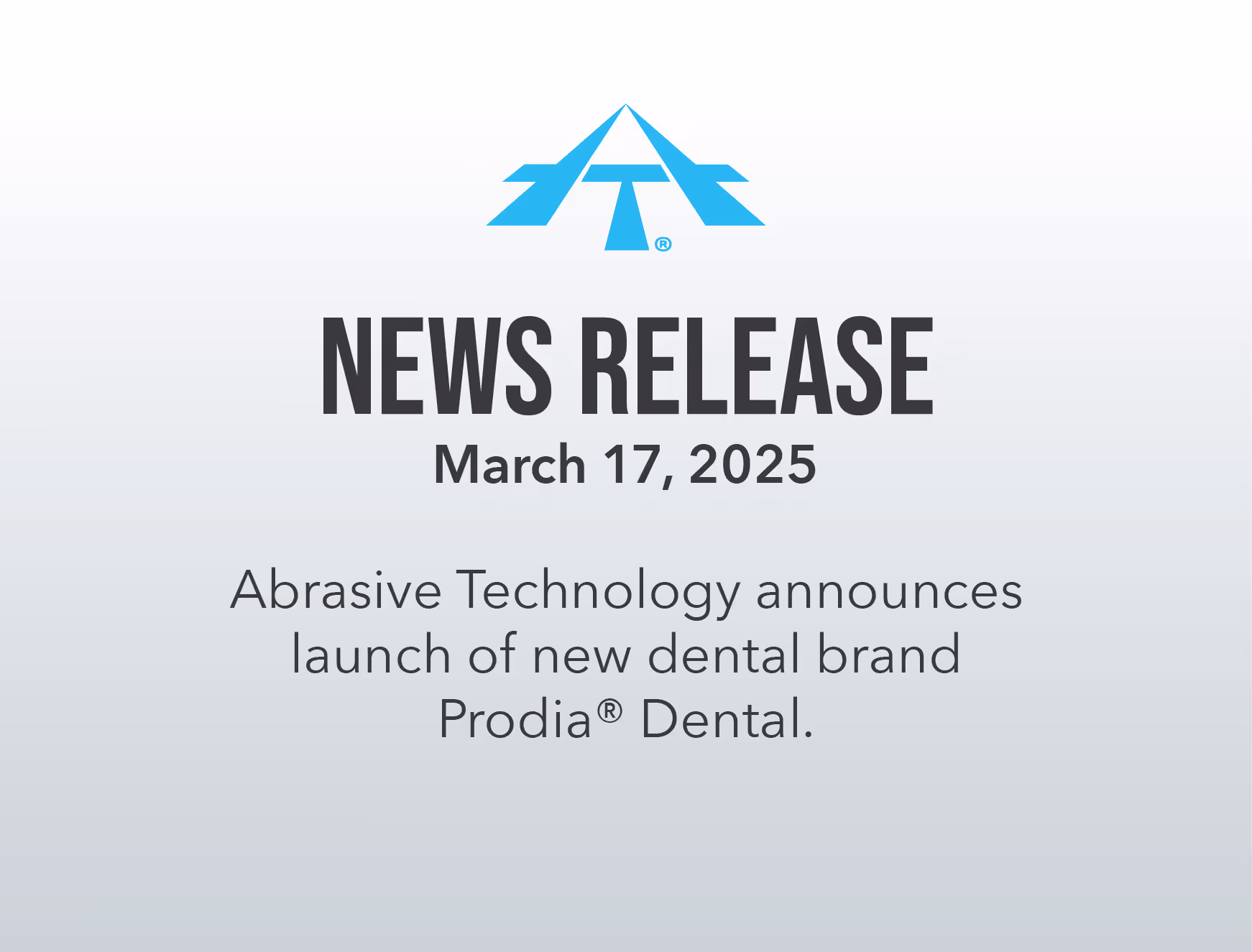 AT announces launch of new dental brand Prodia® Dental.