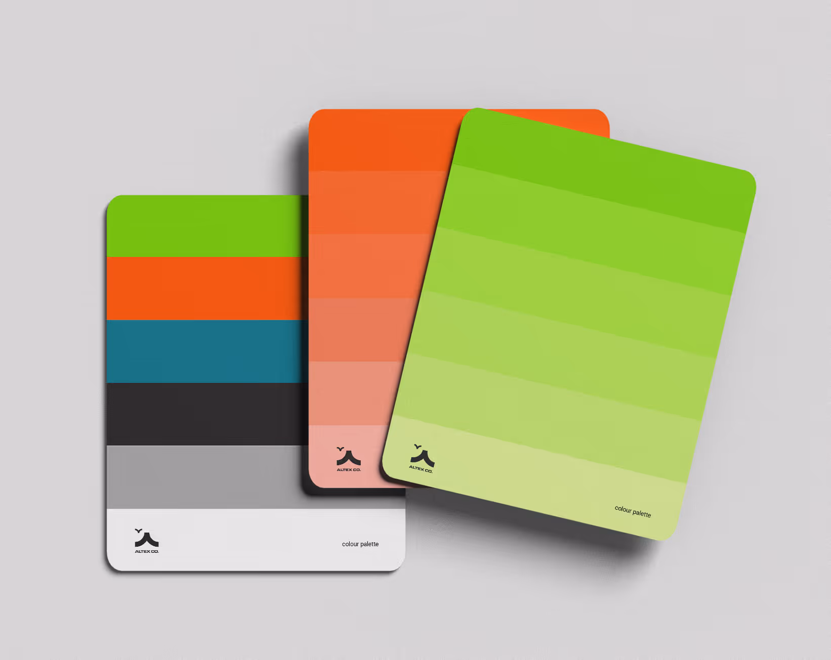 Altex Co. branding colour scheme.
