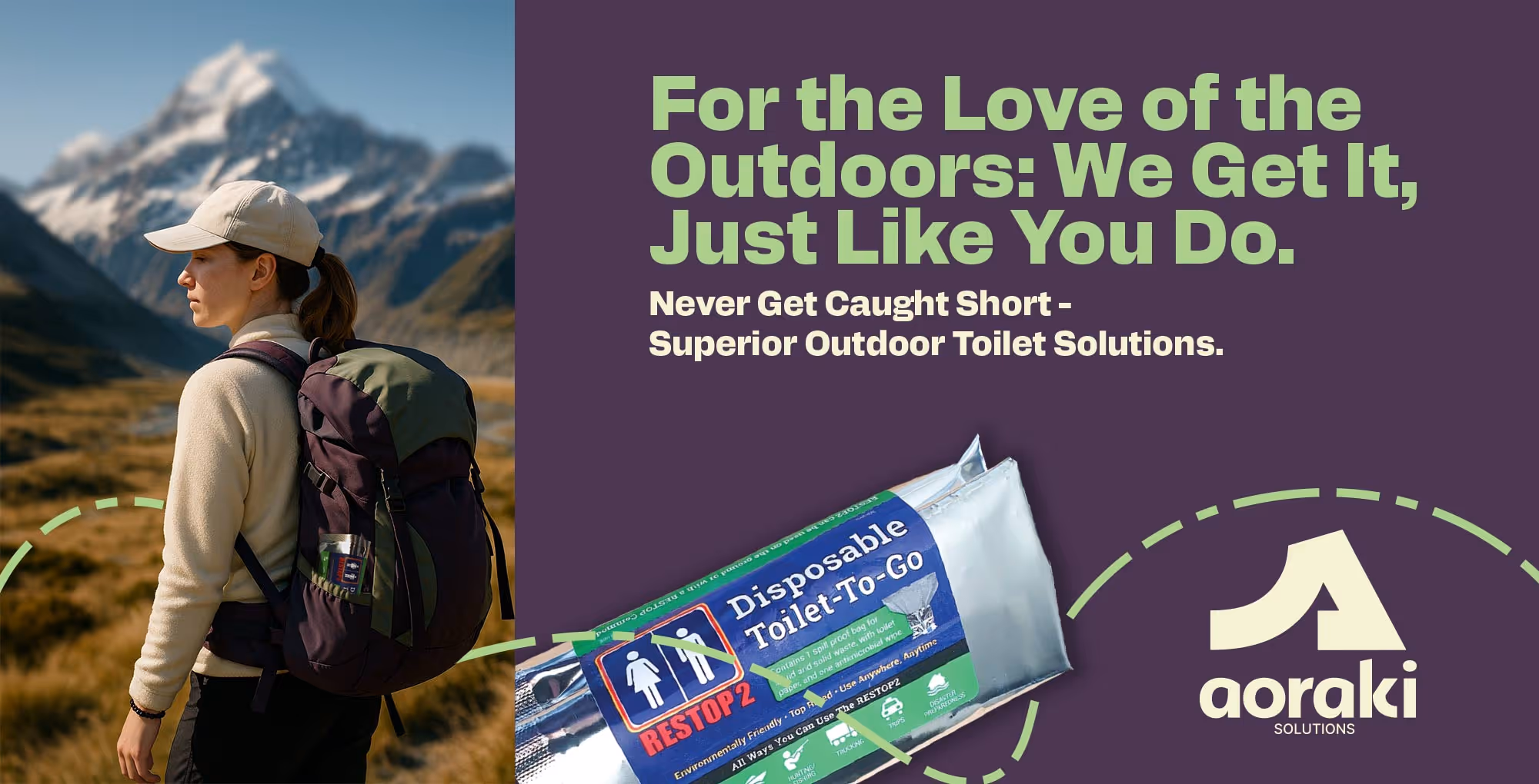 Aoraki Solutions advertising design.